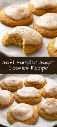 Soft Pumpkin Sugar Cookies Recipe