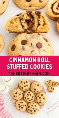 Looking for unique cookie recipes? Look no further than our Chocolate Chip Cinnamon Roll Stuffed Cookies Recipe! It combines two classic sweet treats into one decadent, delicious and unique cookie. Get the recipe now!