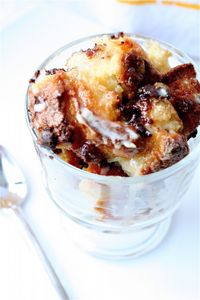 Irish cream bread pudding.  My mouth is watering just thinking about this.