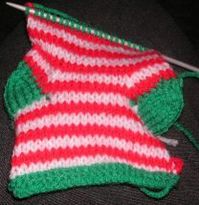 Mini Christmas Stocking | knittinggalore