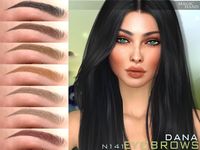 The Sims Resource - [Patreon] Dana Eyebrows N141