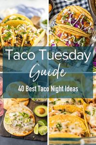 Taco Recipe Ideas HERE! Taco Tuesday is everyone’s favorite night. A night filled with family, tacos, and all of the best food. Here are some of the best taco night ideas to inspire your feast!