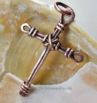 Wire Wrapped Cross Tutorial  •  Free tutorial with pictures on how to make a cross in under 120 minutes