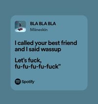 BLA BLA BLA by Måneskin