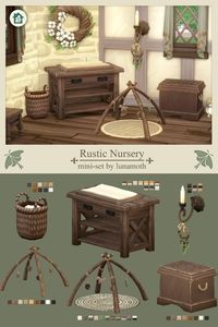 Discover this Sims 4 medieval/historical nursery CC at number 37 on my Sims 4 nursery CC list. Perfect for your Sims 4 infants' room, it includes a rustic changing table, infant playmat, toy box, decor CC, and more. I've found these packs to be the ideal addition to my infant CC folder, making my nursery setups both adorable and functional. Don't miss out on these must-have Sims 4 CC packs for your nursery!