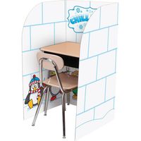 Provide a place for students to chill out when they need it. This igloo-inspired privacy station gives students a place to chill—whether they need some alone time, a place to cool off when they’re frustrated or upset, or just a place to relax.