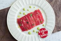 How to prepare tuna carpaccio