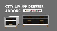 Mod The Sims - City Living Dresser Addons