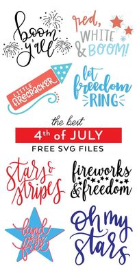 The BEST Free 4th of July Patriotic SVG Files to Make 4th of July Shirts and Outfits with your Cricut or Silhouette Machine by Pineapple Paper Co. #cricut #silhouette #silhouettecameo #freesvgfiles #freesvgs #svgfiles #freecutfiles #ironon #cricutmade