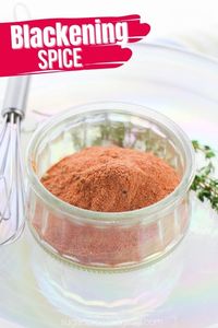 Homemade Blackening Spice is a must-make if you’re a fan of spicy food. This copycat Hello Fresh seasoning is gluten-free, paleo, low-carb and vegan and makes a great homemade gift.