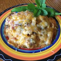 Hatch Chile Enchilada Pie - Allrecipes.com #MyAllrecipes #AllrecipesAllstars #AllrecipesIMadeIt