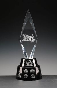 Here's another way to keep adding to your award year after year.  #engraving #base #perpetual