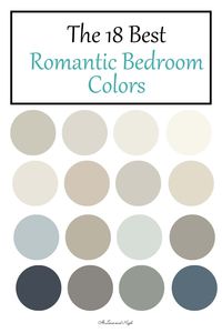 Are you on the lookout for the best romantic bedroom colors? Well, look no further! I have 18 of the best romantic colors for couples.