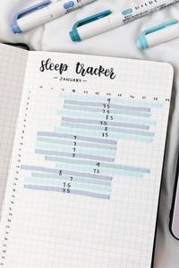 Want to start a sleep tracker and need some inspiration?! Check out these adorable ideas to get you started!