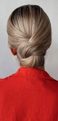 50 Amazing Ways To Style An Updo in 2022 : Wrap Twisted + Knot Low Bun