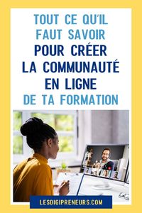 Tu te demandes comment créer une communauté en ligne pour ta formation ou ton coaching ? Avantages, outils, engagement : je te dis tout ce qu'il faut savoir dans cet article. Retrouve-le sur LesDigiPreneurs pour tout savoir. #marketingdigital #formationenligne #businessenligne