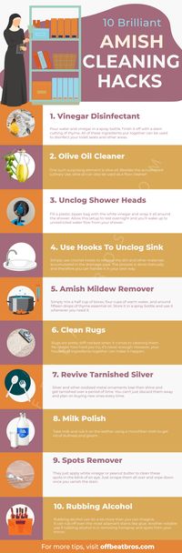 Here are some amazing amish cleaning hacks for your home. These cleaning tips will help you get a clean home