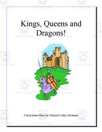 If your students are studying myths or are about to begin a fairy tale unit, I have just the resource to provide you with everything you need and more! This is a Kings, Queens and Dragons Curriculum Pack complete with an abundance of printable resources and engaging activities for students to complete. This curriculum was designed for your preschool students. The curriculum goal is to playfully explore the myths and history of another time, while inspiring imagination and creativi