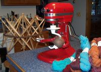 Use your Kitchen Aid stand mixer as a ball winder!