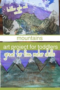 Pretty Arts and Craft Project for Toddlers - BlueberrieSmash