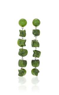 Cult Gaia - Leo green earrings ($150)