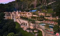 Aerial view of the 14,941 Sq. Ft. Estate in Los Angeles, CA.