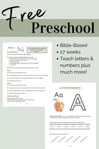 #preschool #christian #preschoolworksheets #preschoolathome