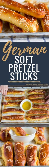 German Soft Pretzel Sticks