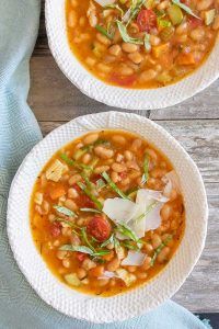 Instant Pot White Bean Minestrone - Only Gluten Free Recipes