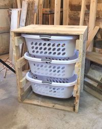 hanging laundry hamper - Google Search