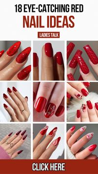 Add a bold splash of color to your nails with these eye-catching red nail designs. From glitter to ombre effects, these designs offer endless options for creating a striking look. Perfect for any occasion, red nails always make a statement. Experiment with patterns and textures for added flair. Achieve a wow-worthy manicure that stands out.