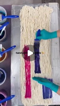 We Are Knitters 🐑✌️ on Instagram: "Ever wondered how The Wool in Sprinkle Handpainted is done? Well, here’s the answer 🎨🌈✨ #handmade #DIY"