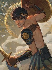 Percy Jackson - Percy Jackson and the Olympians (pjo) (fanart by frostbite.studios)