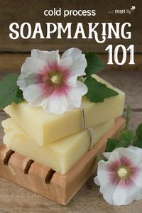 Soapmaking 101 - Cold Process Soap: This in-depth tutorial teaches you how to make soap from scratch.