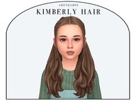 The Sims Resource - Kimberly Hair (Children)