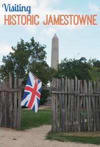 Visiting Historic Jamestowne near Colonial Williamsburg in Virginia