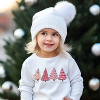 Pink Tree Christmas Sweater, Merry Christmas Toddler Sweatshirt, Christmas Toddler Outfit, Little Girl Sweater, Xmas Gift, Xmas Girl Outfit H O W T O O R D E R 1. Simply select the size of your hoodie individually and then click "Add to Cart" 2. Repeat each step for each hoodie that you need. Add as many as needed to your cart and then proceed to checkout. 3. Submit order ♥ The items are printed after the payment has been cleared within 1-3 business days, sometimes faster. This is the time when