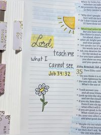 “Lord, teach me what I cannot see.”