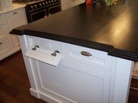 Hastings Tile Bath: Hidden kitchen outlets! Hide outlets in kitchen island with false cabinet panels. ...