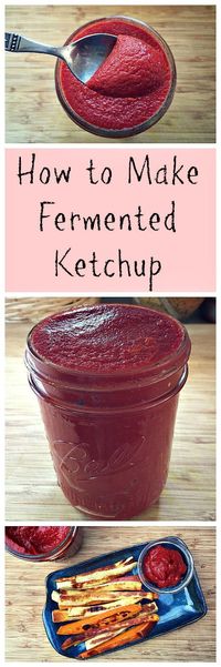 Homemade lacto fermented ketchup is so much tastier and better for you than store bought!