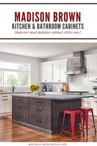 When purchasing from this line, you not only receive top of the line cabinetry, but you're supporting American workers at the same time. The drawers are constructed of solid wood, designed to handle years of wear and tear while you make lasting memories in your home.