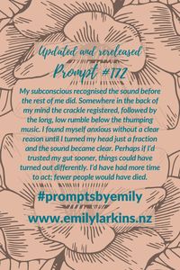 Fantastic updates of Emily's original writing prompts designed to get creative ideas flowing! #PromptsByEmily #WritingPrompts #WritingPrompt #StoryPrompts #WritingInspiration #Prompt #Prompts #StoryStarters #WritingInspiration #Prompt #Writing #CreativeWriting #CreativeWritingIdeas #EmilyLarkins #EmilyLarkinsAuthor #Preptober #AmWriting #WritersOfPinterest #HorrorPrompt #ThrillerPrompt #ActionPrompt #SciFiPrompt