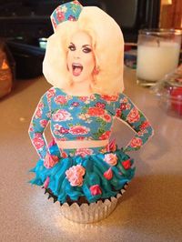 Katya Zamolodchikova RPDR cupcake! #cupcakes #RPDR #party