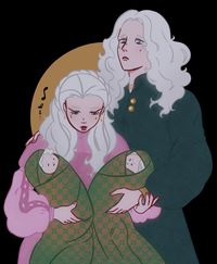 ⸺ ﹙ Aegon II & Helaena Targaryen ﹚ ꣑୧