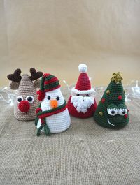 Armarinho São José: Como fazer Amigurumis de Natal