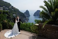 A breathtaking moment captured in Capri, Italy, with the iconic Faraglioni rocks and lush Mediterranean beauty. This timeless shot showcases romance and elegance in one of the world’s most enchanting destinations. Photography by Alexandr Purcel