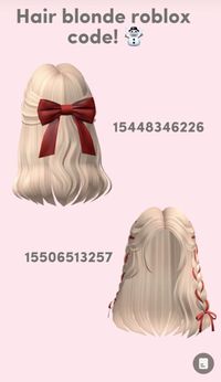 roblox blonde hair codes ( NOT MINE )