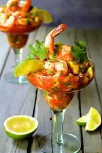 Cóctel de Camarones (Mexican Shrimp Cocktail)