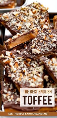 Indulge in the classic sweetness of homemade English toffee with this easy-to-follow recipe. Perfect for beginners and seasoned cooks alike, this delightful treat combines buttery richness with a hint of crunch. Whether you're preparing a special gift or simply treating yourself, this toffee is sure to impress with its irresistible flavor and simplicity. Get ready to enjoy a timeless confection that's as fun to make as it is to eat!