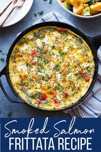 Everything Bagel Smoked Salmon Frittata Recipe — Registered Dietitian Columbia SC - Rachael Hartley Nutrition